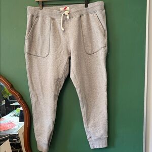 Best Made Co. Grey Mens XL Supima Cotton Sweat Joggers Athleisure Lounge